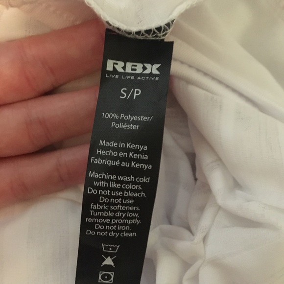 White Reebok Top - Picture 3 of 3